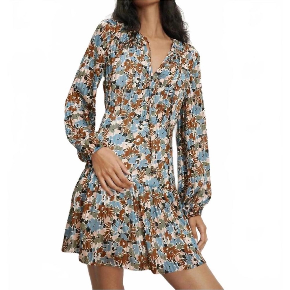 Veronica Beard Nyjah silk floral dress
